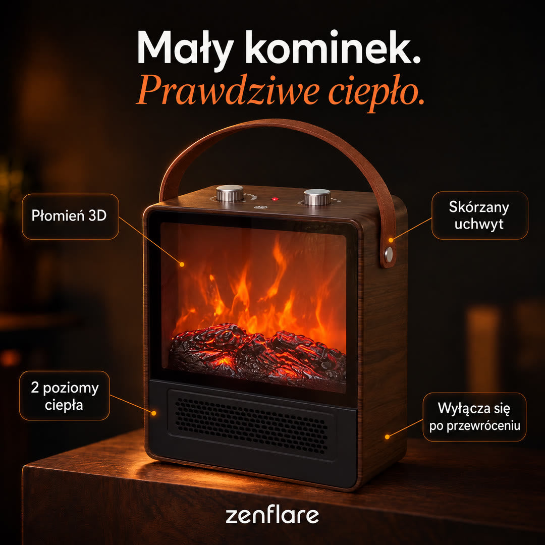 Zenflare Heat - mini kominek z grzaniem