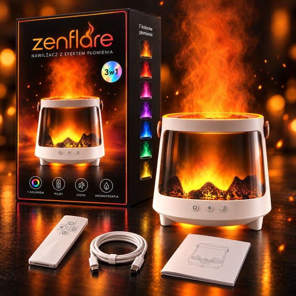 Zenflare Mist - nawilżacz z efektem płomienia